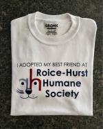 I ADOPTED MY BEST FRIEND AT...t-shirt